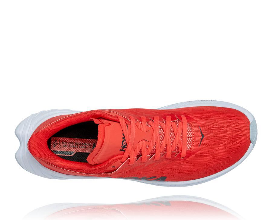 Hoka One One Løbesko Herre - Carbon X 2 - Rød/Hvide - 986431LCQ